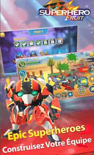 Superhero Fruit: Robot Wars - Future Battles 4