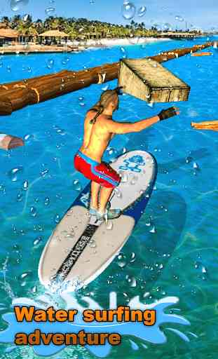 Surfeur d'eau 3D 1