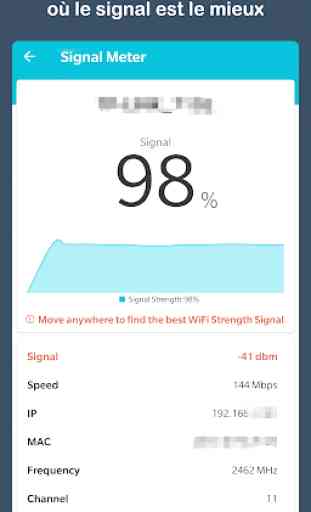 Test de vitesse WiFi - Test de signal WiFi 3