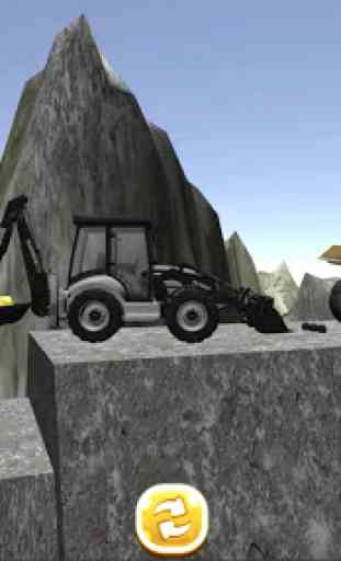 Traktor Digger 3D 3