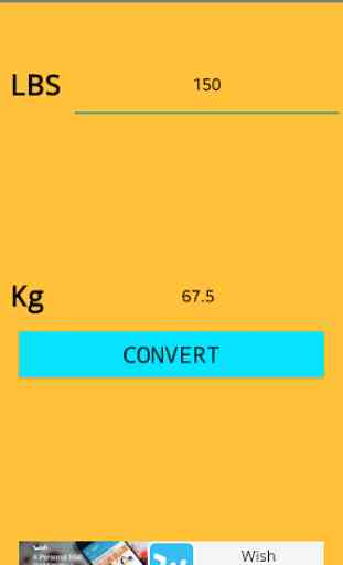 Unit Converter(Lbs and Kg) 2