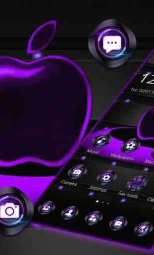 Violet Neon Tech Thème d'affaires 1