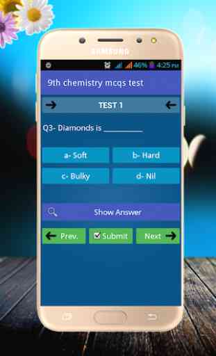9th chemistry mcqs test 3