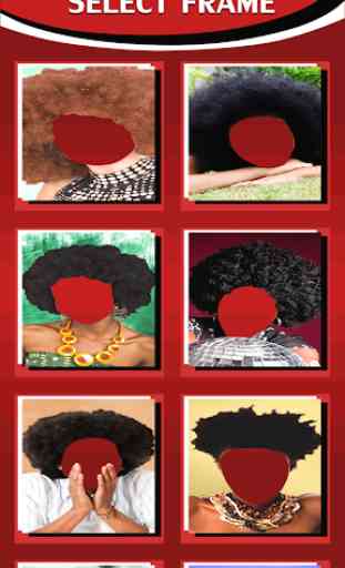 Afro coiffure photo montage 3