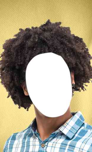 Afro coiffure photo montage 4