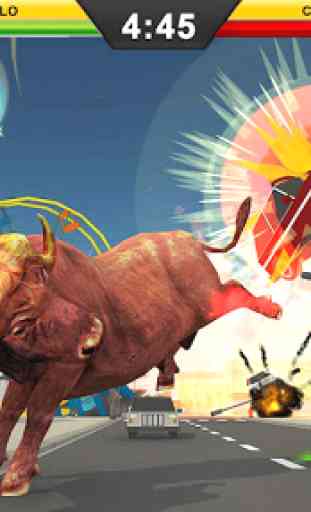 Angry Bull Rampage: Attaque de Bull Simulator City 1