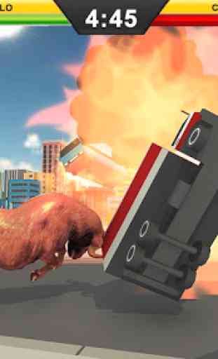 Angry Bull Rampage: Attaque de Bull Simulator City 4