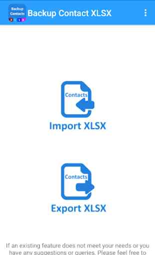 Backup Contact To XLSX ( Import Export Contacts) 1