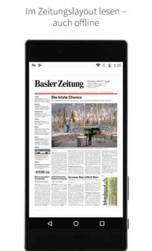 Basler Zeitung E-Paper 1