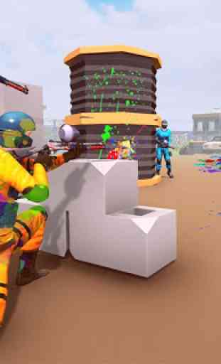 Bataille Paintball Royale 3D: Battleground Gun 3