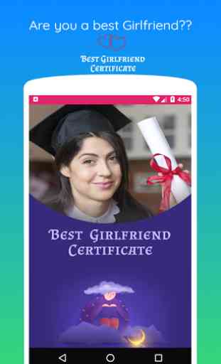 Best Girlfriend Certificate 1