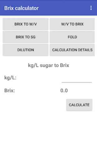 Brix calculator 2