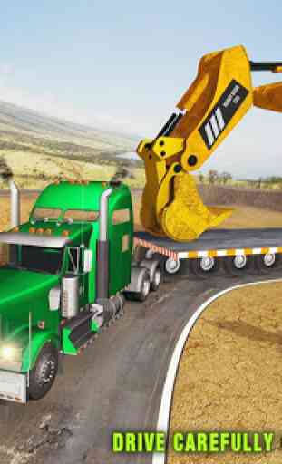 Camion de Transport Machines de Construction 4
