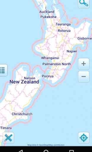 Carte de Nouvelle-Zélande 1