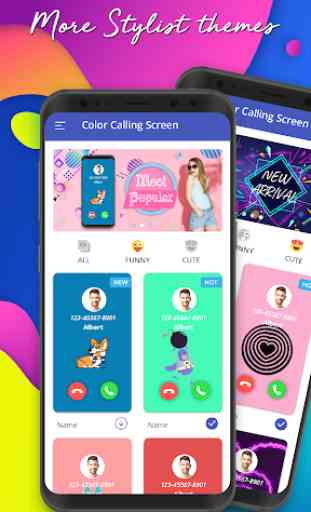 Color Call - Color Phone Flash & Call Screen Theme 1