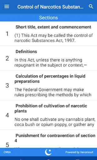 Control of Narcotic Substances Act 1997 (CNSA) 4
