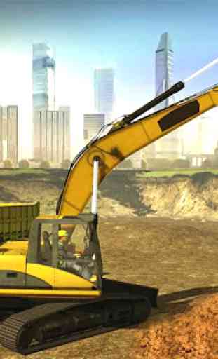 Excavator Construction Crane - Road Machine 2019 1