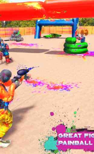 Extreme Paintball Wars 2019: Pistolet couleur 3D 1