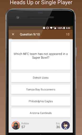 Fan Quiz for NFL 2