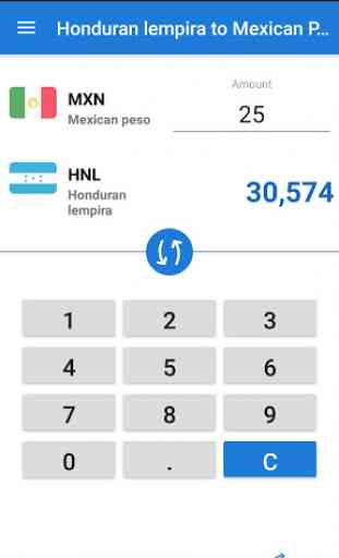 Honduran lempira to Mexican Peso / HNL to MXN 2