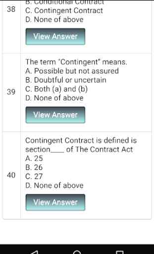 Indian Contract Act MCQ 3