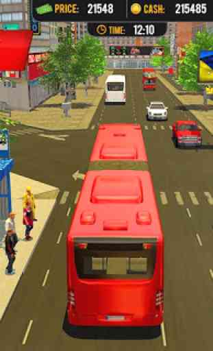 Jeux de conduite en bus urbain: Drive Bus Coach 3D 4