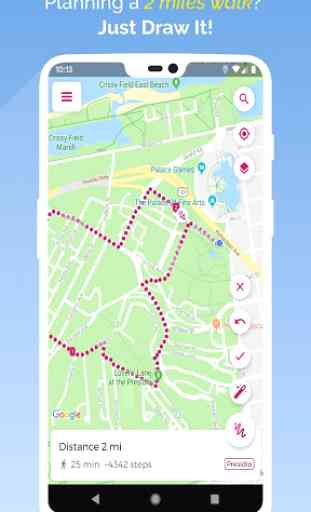 Just Draw It! Route planner & distance finder 1