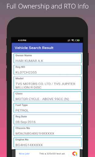 KL RTO Vehicle Owner Details Information 2