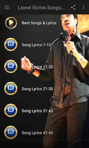 Lionel Richie Songs & Lyrics 3