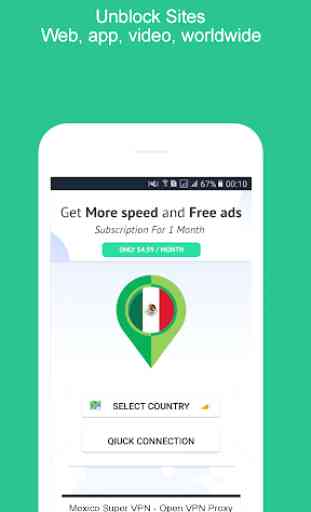 Mexico Super VPN - Open VPN Proxy 2