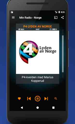 Min Radio Norge - Norsk radio med Chromecast 1