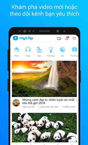 MyClip - Mạng xã hội Video 1