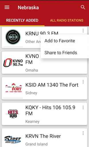 Nebraska Radio Stations - USA 2