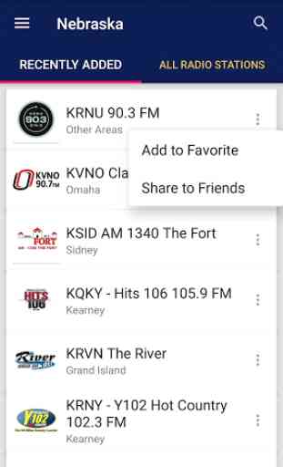 Nebraska Radio Stations - USA 2