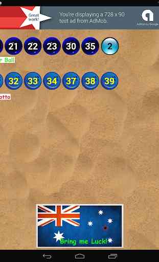 Numbers for OZLotto PowerBall 4