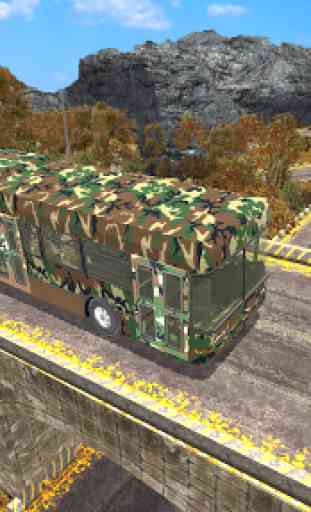 Offroad Uphill US Army Bus Driver Soldier Duty 2