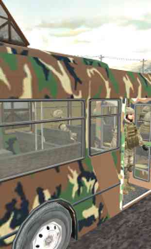 Offroad Uphill US Army Bus Driver Soldier Duty 3