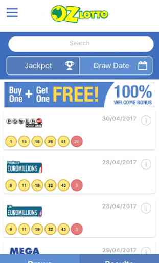 Oz Lotto - Draws & Results 2