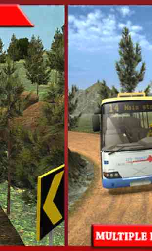 Pilote moderne Mountain Bus: Driving Uphill Coach 3
