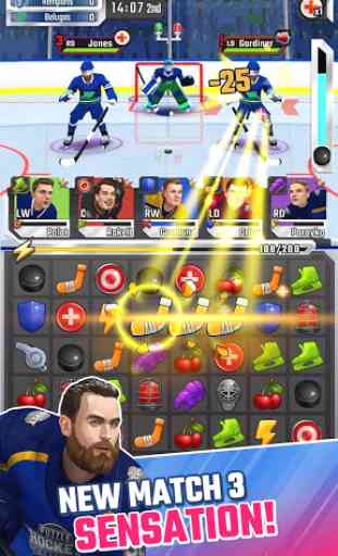 Puzzle Hockey - Official NHLPA Match 3 RPG 4