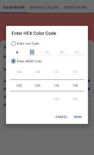 Quick Color Mixer - Material HEX RGB Colour Codes 3