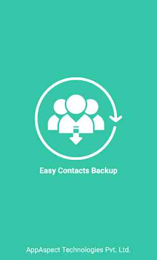 Sauvegarde facile des contacts - Contacts Manager 1