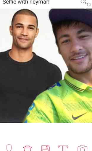 selfie avec Neymar Jr 2