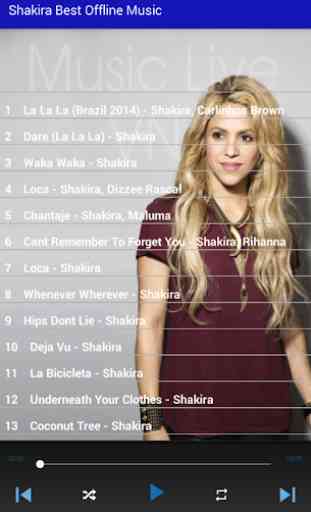 Shakira Best Offline Music 2