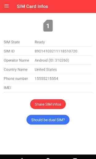 SIM Infos & Contacts - Exporter contacts SIM VCard 1
