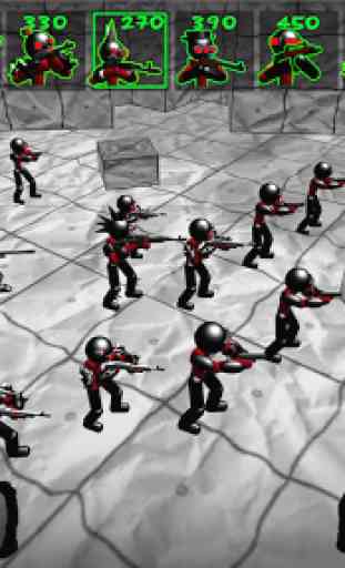 simulateur de la bataille: zombies stickman 3