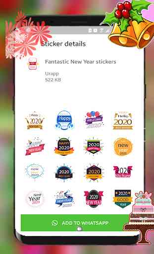 Stickers de Nouvel An pour WhatsApp 2020 1