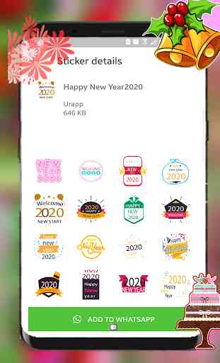 Stickers de Nouvel An pour WhatsApp 2020 4
