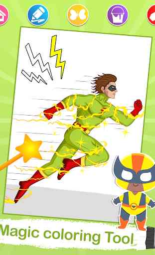 Super-héros à colorier 3