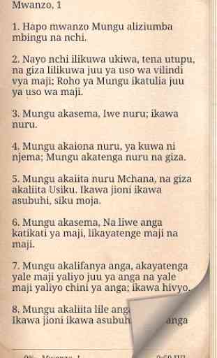 Swahili Bible - Biblia Takatifu 1